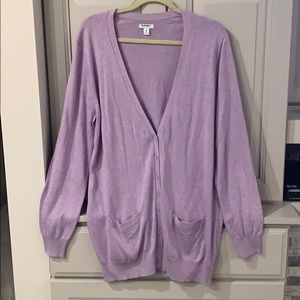 🍁 NWT Old Navy BF Softest Cardigan Fresh Lilac
